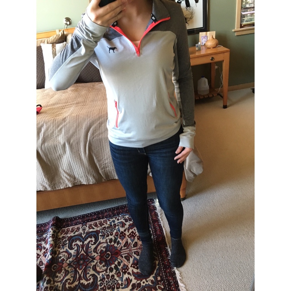 VS PINK half zip